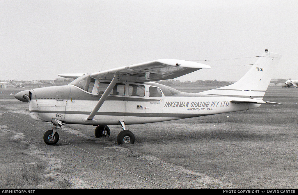 Aircraft Photo of VH-CVJ | Cessna 210-5 | Inkerman Grazing | AirHistory.net #6770