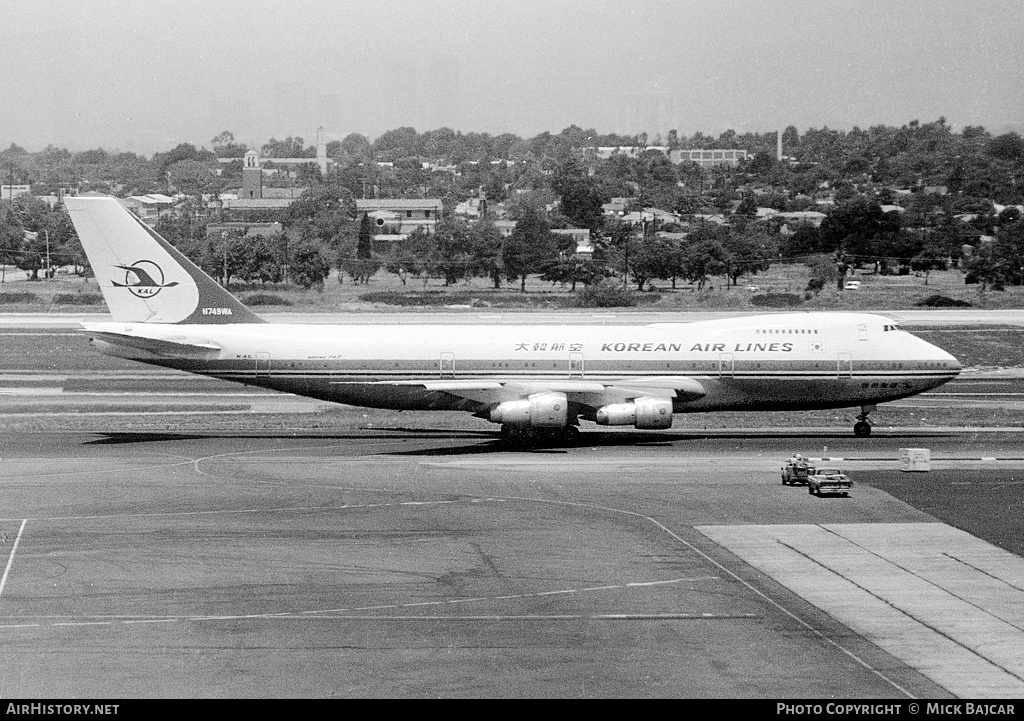 Aircraft Photo of N749WA | Boeing 747-273C | Korean Air Lines | AirHistory.net #6774