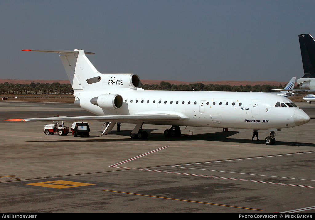 Aircraft Photo of ER-YCE | Yakovlev Yak-42D | Pecotox Air | AirHistory.net #6777