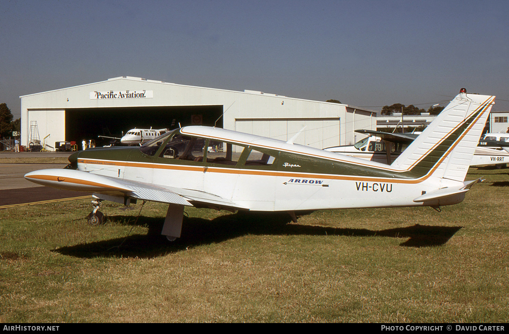 Aircraft Photo of VH-CVU | Piper PA-28R-180 Cherokee Arrow | AirHistory.net #6783