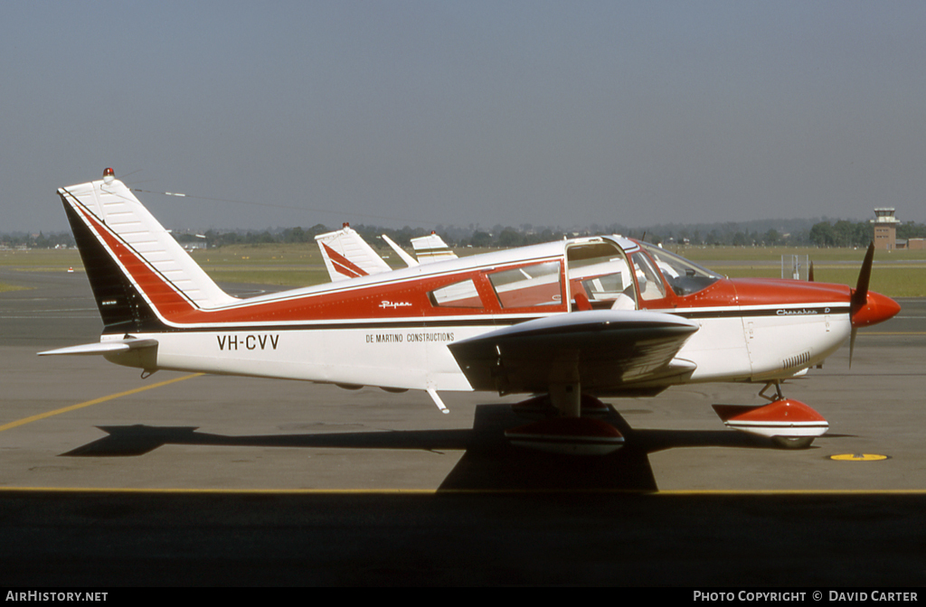 Aircraft Photo of VH-CVV | Piper PA-28-180 Cherokee D | De Martino Constructions | AirHistory.net #6784