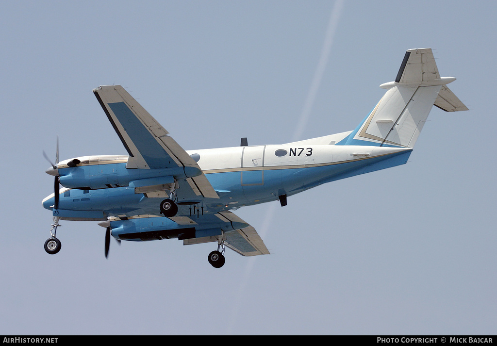 Aircraft Photo of N73 | Beech Super King Air 300 | FAA - Federal Aviation Administration | AirHistory.net #6797