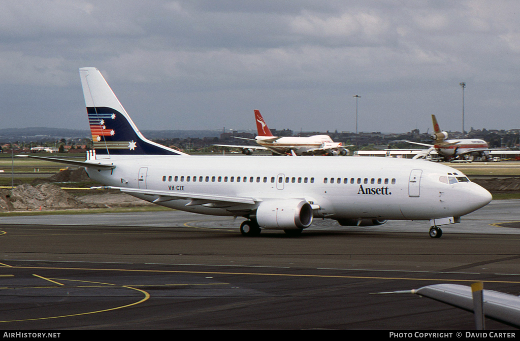Aircraft Photo of VH-CZE | Boeing 737-377 | Ansett | AirHistory.net #6801