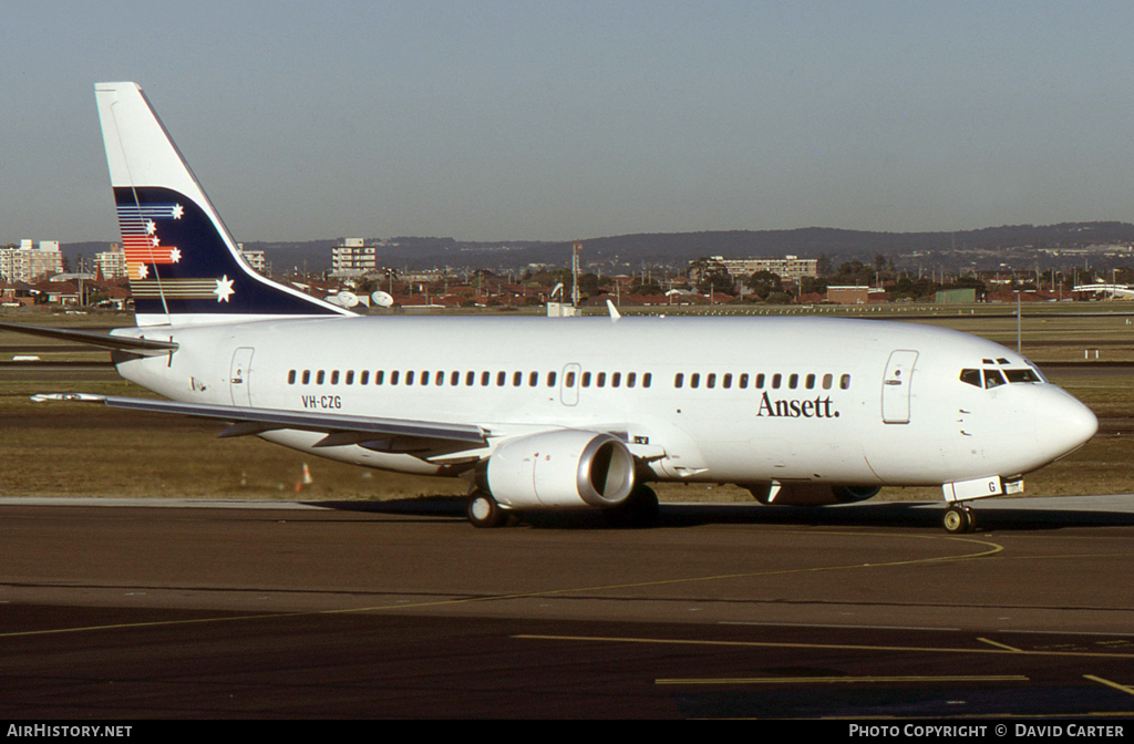 Aircraft Photo of VH-CZG | Boeing 737-377 | Ansett | AirHistory.net #6807