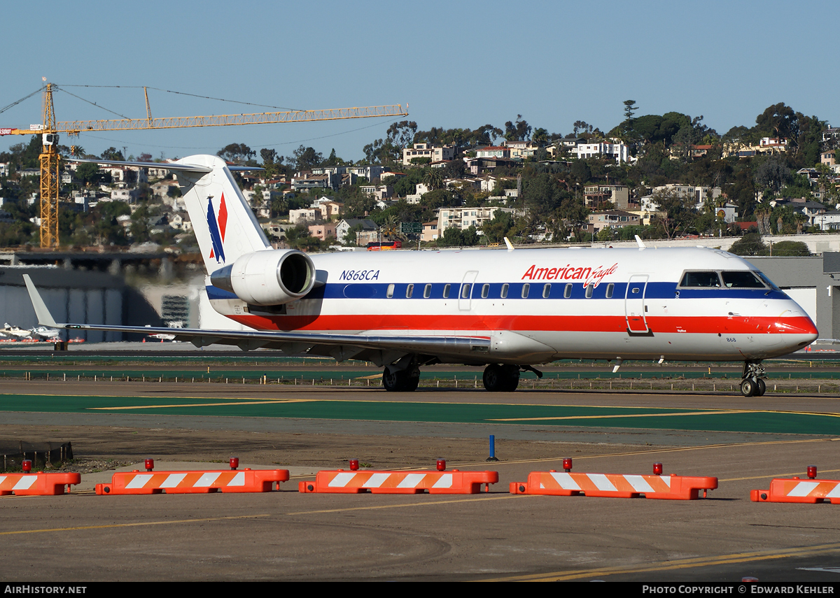 Aircraft Photo of N868CA | Bombardier CRJ-200ER (CL-600-2B19) | American Eagle | AirHistory.net #6822