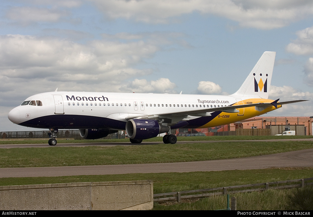 Aircraft Photo of G-OZBB | Airbus A320-212 | Monarch Airlines | AirHistory.net #6828