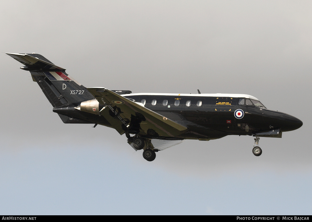 Aircraft Photo of XS727 | Hawker Siddeley HS-125-2 Dominie T1 | UK - Air Force | AirHistory.net #6832