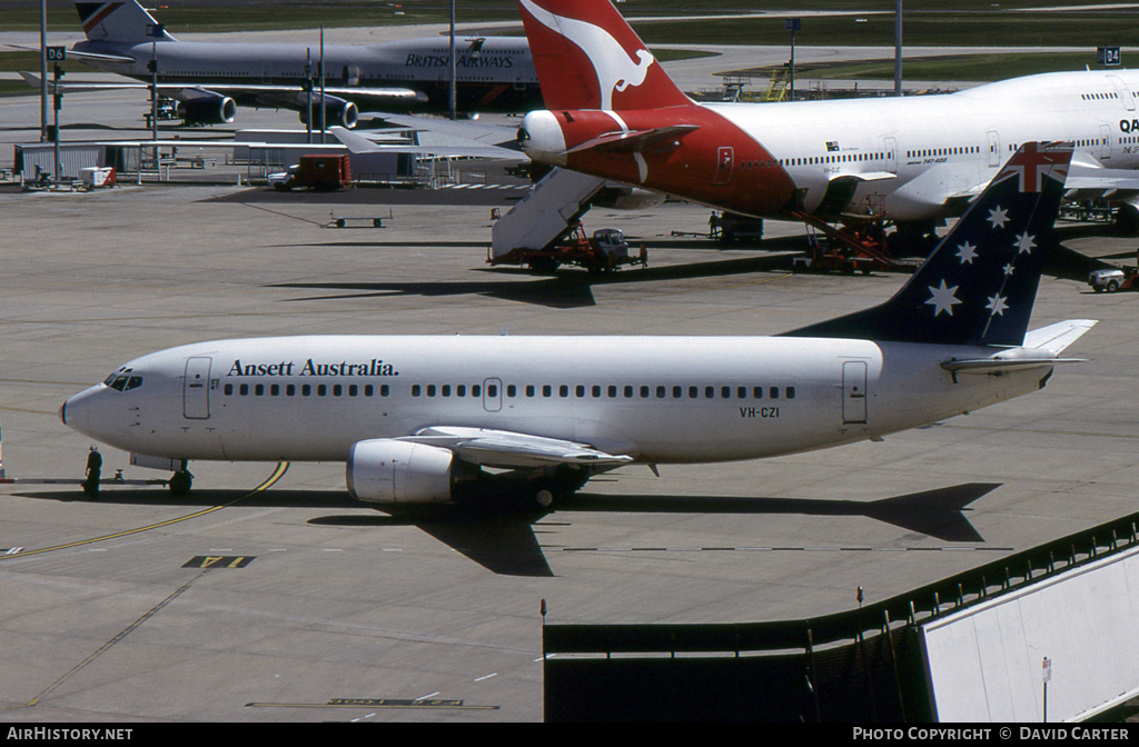 Aircraft Photo of VH-CZI | Boeing 737-377 | Ansett Australia | AirHistory.net #6841