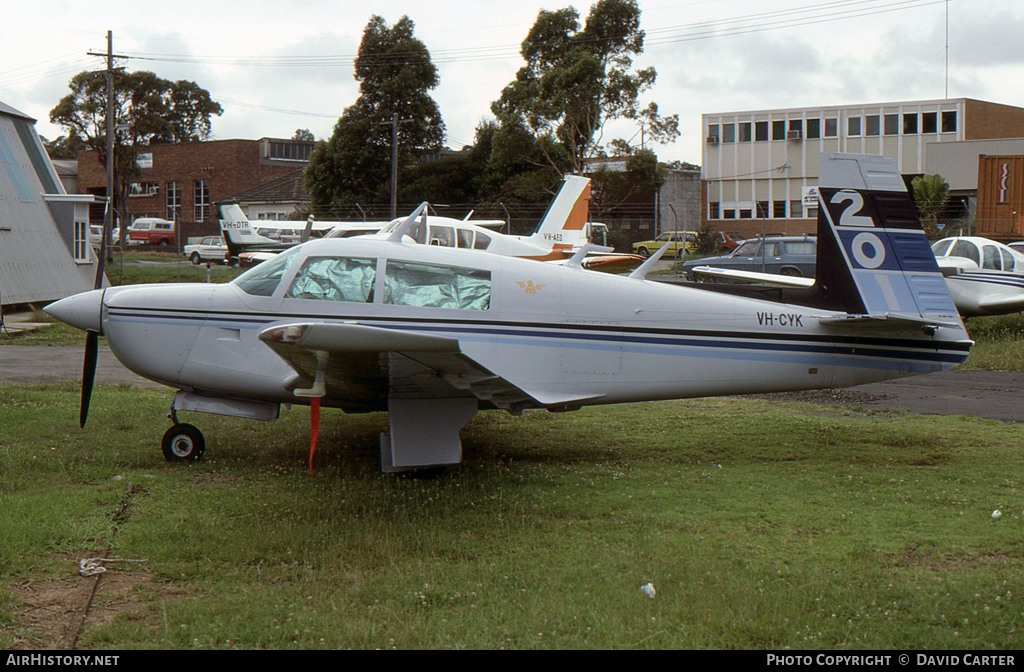Aircraft Photo of VH-CYK | Mooney M-20J 201 | AirHistory.net #6854