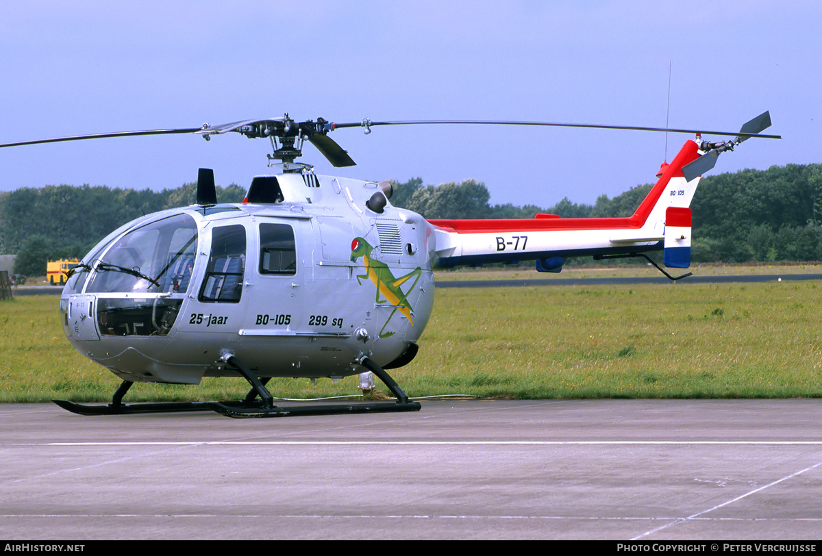 Aircraft Photo of B-77 | MBB BO-105CB-4 | Netherlands - Air Force | AirHistory.net #6870