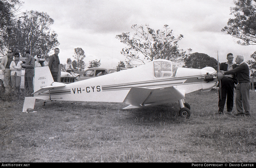 Aircraft Photo of VH-CYS | Jodel D-9 Bebe | AirHistory.net #6880
