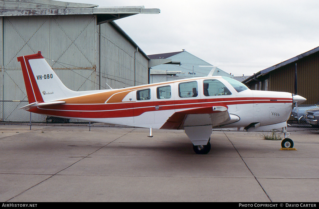 Aircraft Photo of VH-DBO | Beech A36 Bonanza 36 | AirHistory.net #6910