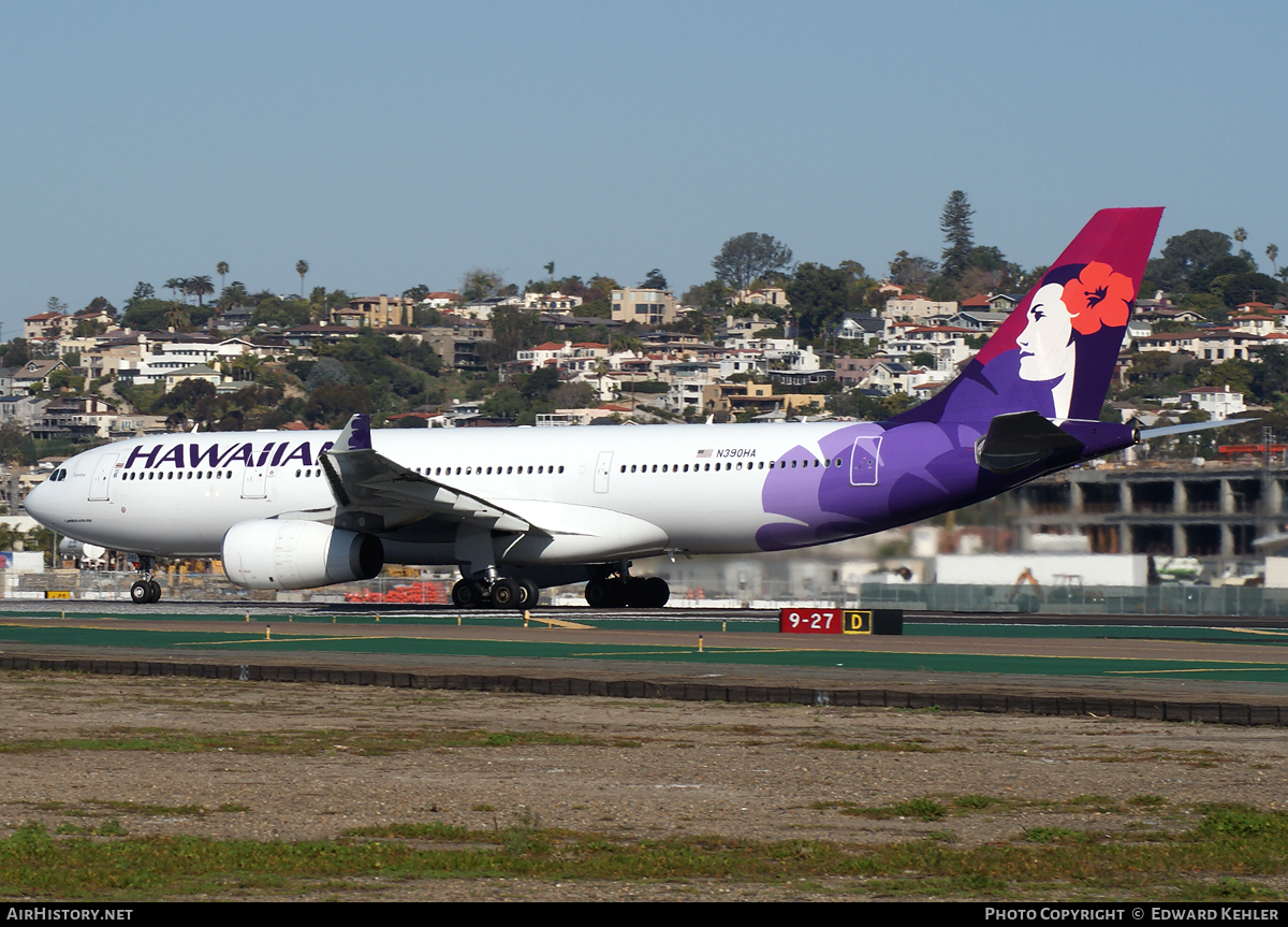 Aircraft Photo of N390HA | Airbus A330-243 | Hawaiian Airlines | AirHistory.net #6983