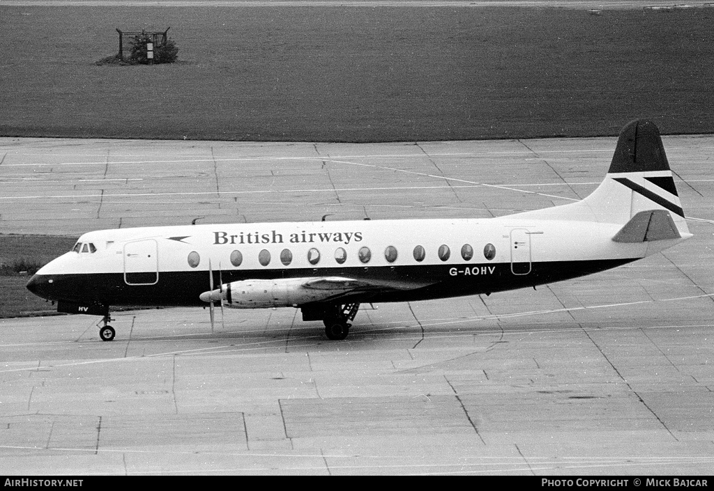 Aircraft Photo of G-AOHV | Vickers 802 Viscount | British Airways | AirHistory.net #6993