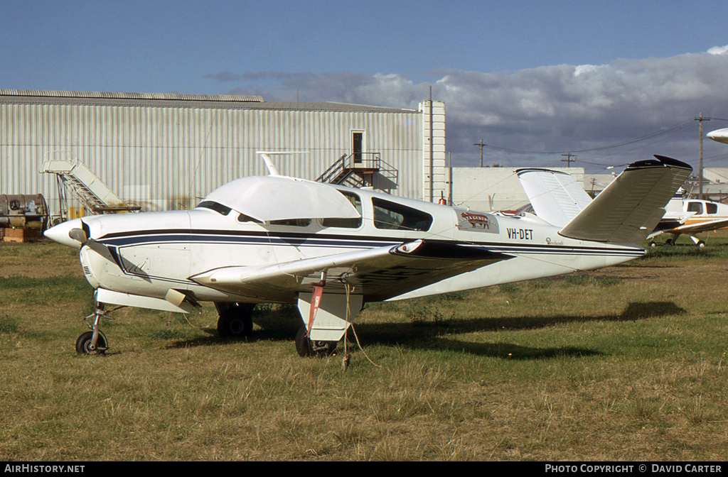 Aircraft Photo of VH-DET | Beech V35 Bonanza | Santa Gertrudis Stud | AirHistory.net #7007