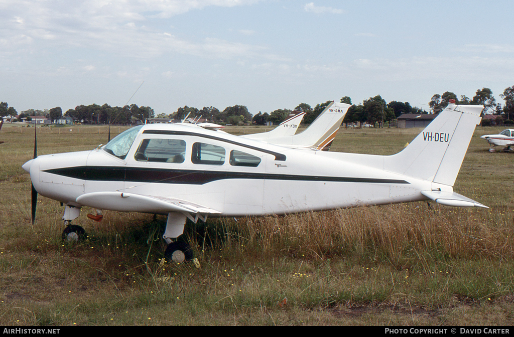 Aircraft Photo of VH-DEU | Beech A23A Musketeer Custom III | AirHistory.net #7008