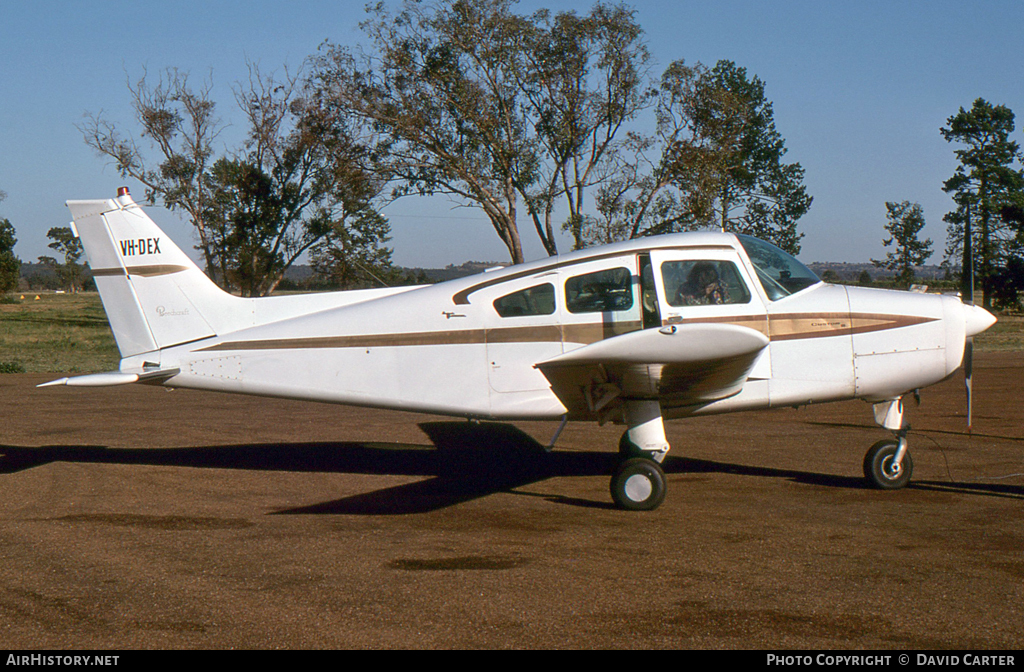 Aircraft Photo of VH-DEX | Beech A23A Musketeer Custom III | AirHistory.net #7010