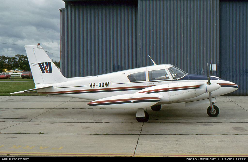 Aircraft Photo of VH-DGW | Piper PA-30-160 Twin Comanche | Wormald | AirHistory.net #7047