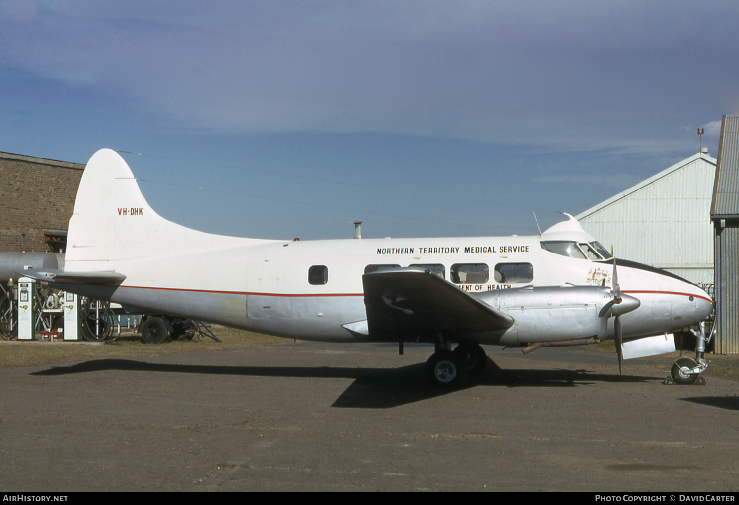 Aircraft Photo of VH-DHK | De Havilland D.H. 104 Dove 5 | Northern Territory Medical Service | AirHistory.net #7061