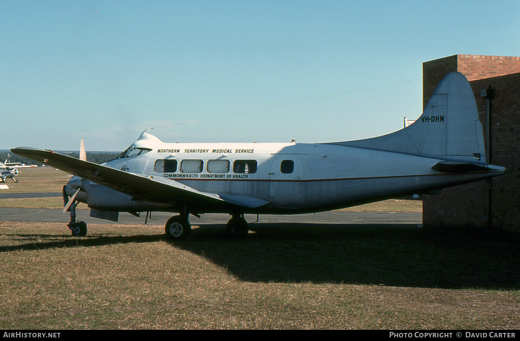 Aircraft Photo of VH-DHN | De Havilland D.H. 104 Dove 5 | Northern Territory Medical Service | AirHistory.net #7063