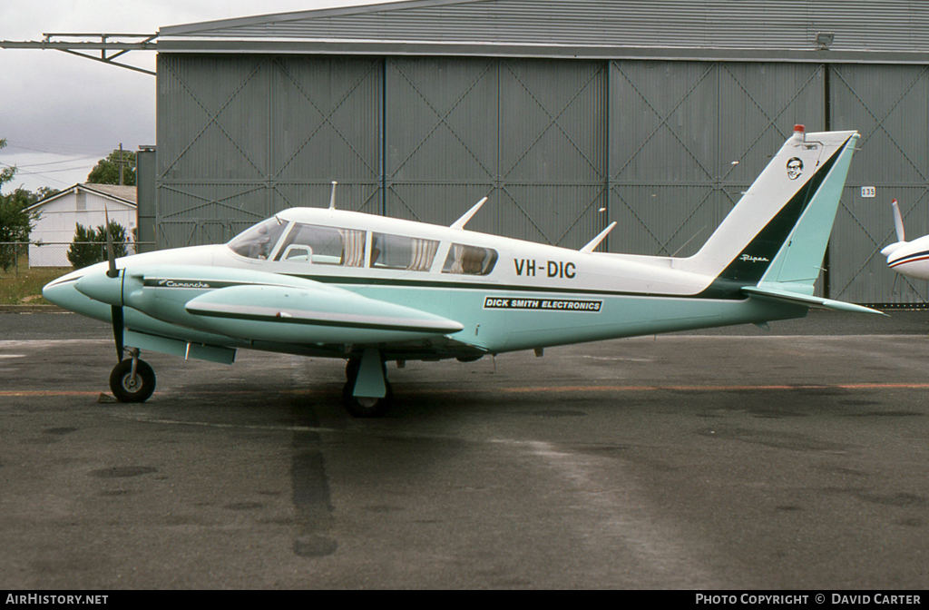 Aircraft Photo of VH-DIC | Piper PA-30-160 Twin Comanche C | Dick Smith Electronics | AirHistory.net #7067