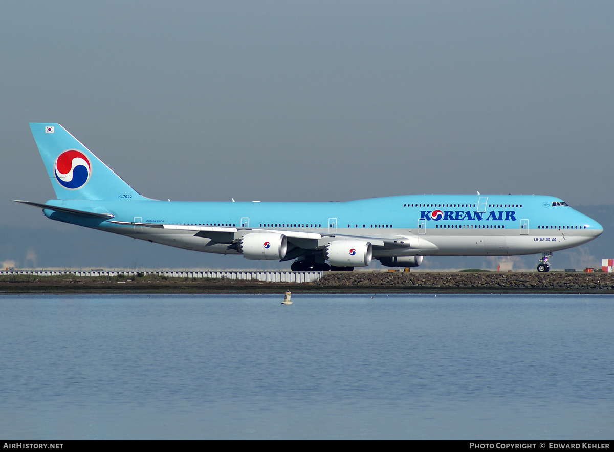 Aircraft Photo of HL7632 | Boeing 747-8B5 | Korean Air | AirHistory.net #7084