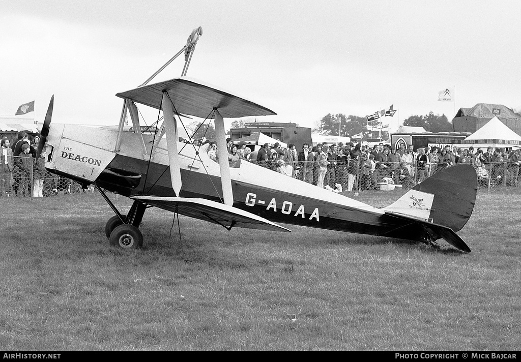 Aircraft Photo of G-AOAA | De Havilland D.H. 82A Tiger Moth II | AirHistory.net #7100
