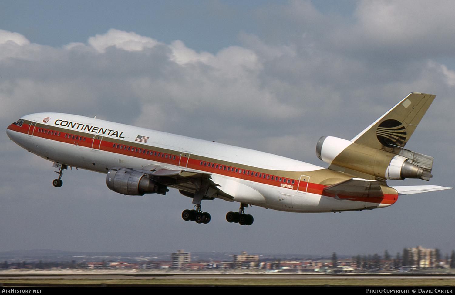 Aircraft Photo of N68050 | McDonnell Douglas DC-10-10 | Continental Airlines | AirHistory.net #7190