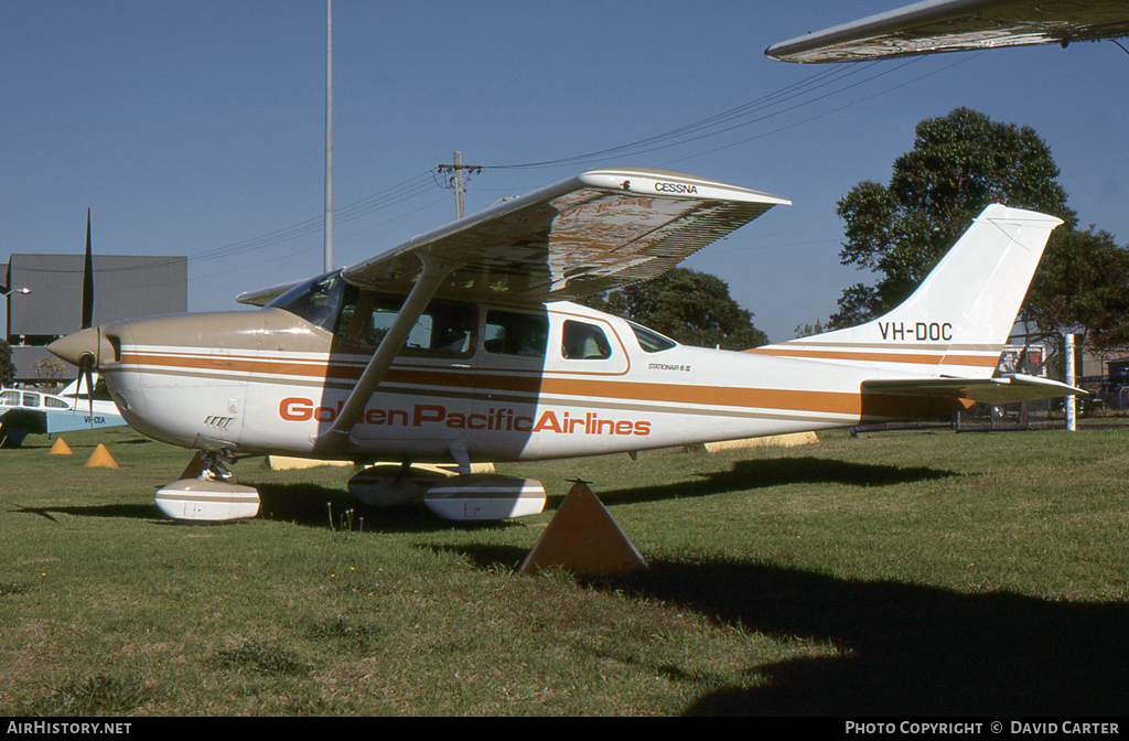 Aircraft Photo of VH-DQC / VH-DOC | Cessna U206G Stationair 6 | Golden Pacific Airlines | AirHistory.net #7207