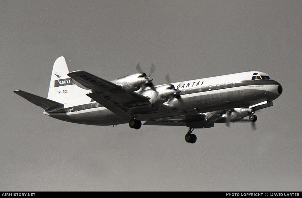 Aircraft Photo of VH-ECD | Lockheed L-188C Electra | Qantas | AirHistory.net #7208