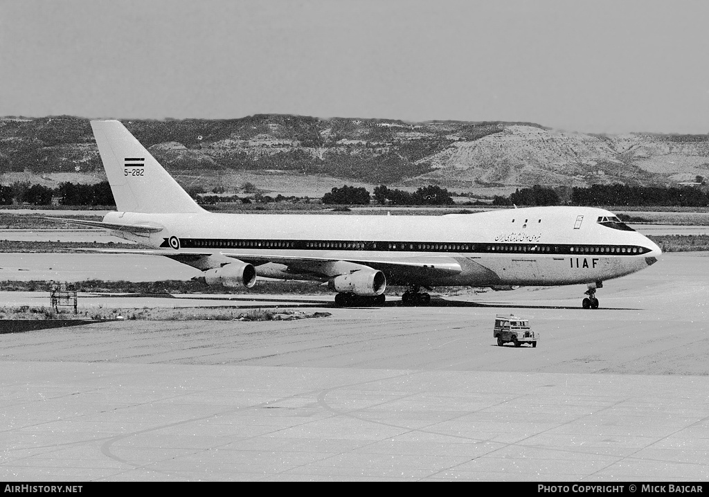 Aircraft Photo of 5-282 | Boeing 747-131(SF) | Iran - Air Force | AirHistory.net #7245