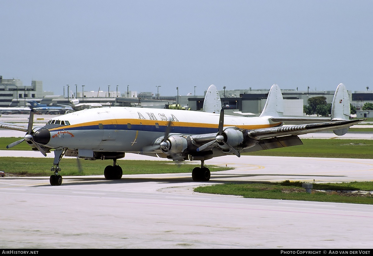 Aircraft Photo of HI-515CT | Lockheed EC-121S Super Constellation | AMSA - Aerolíneas Mundo | AirHistory.net #7250
