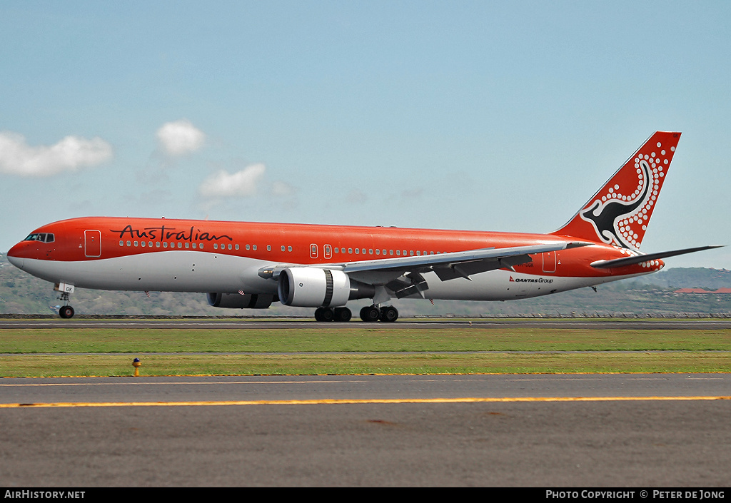 Aircraft Photo of VH-OGK | Boeing 767-338/ER | Australian Airlines | AirHistory.net #7323
