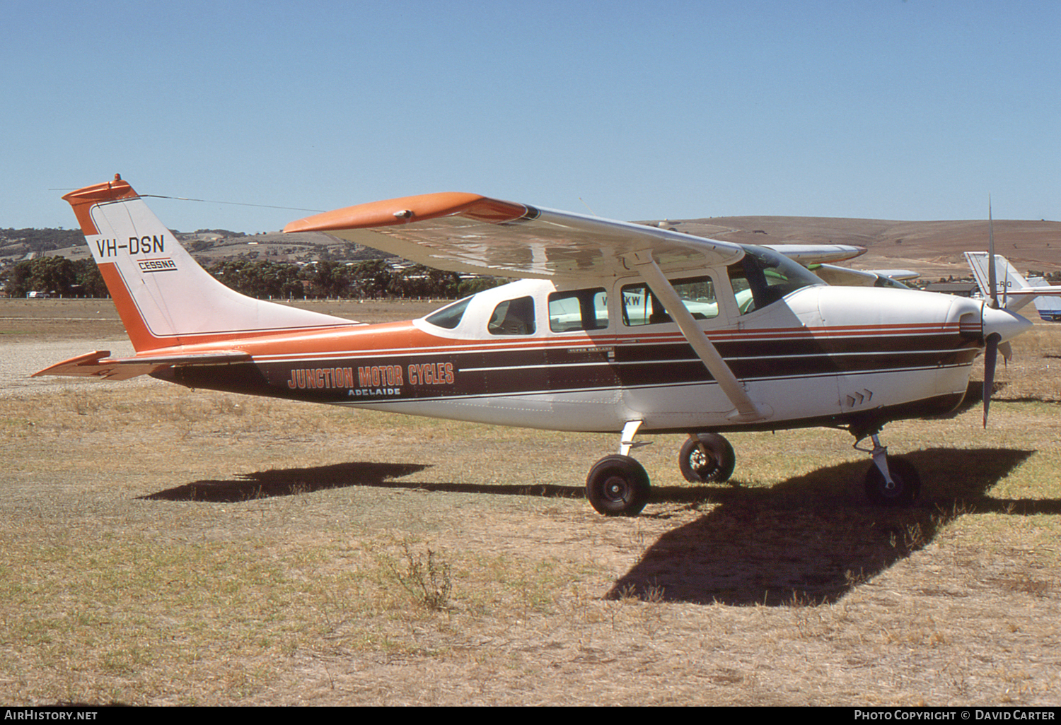 Aircraft Photo of VH-DSN | Cessna P206C Super Skylane | Junction Motor Cycles | AirHistory.net #7329