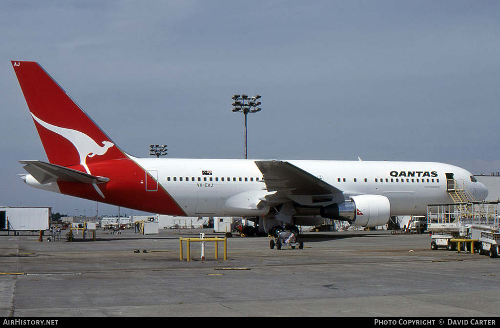 Aircraft Photo of VH-EAJ | Boeing 767-238/ER | Qantas | AirHistory.net #7333