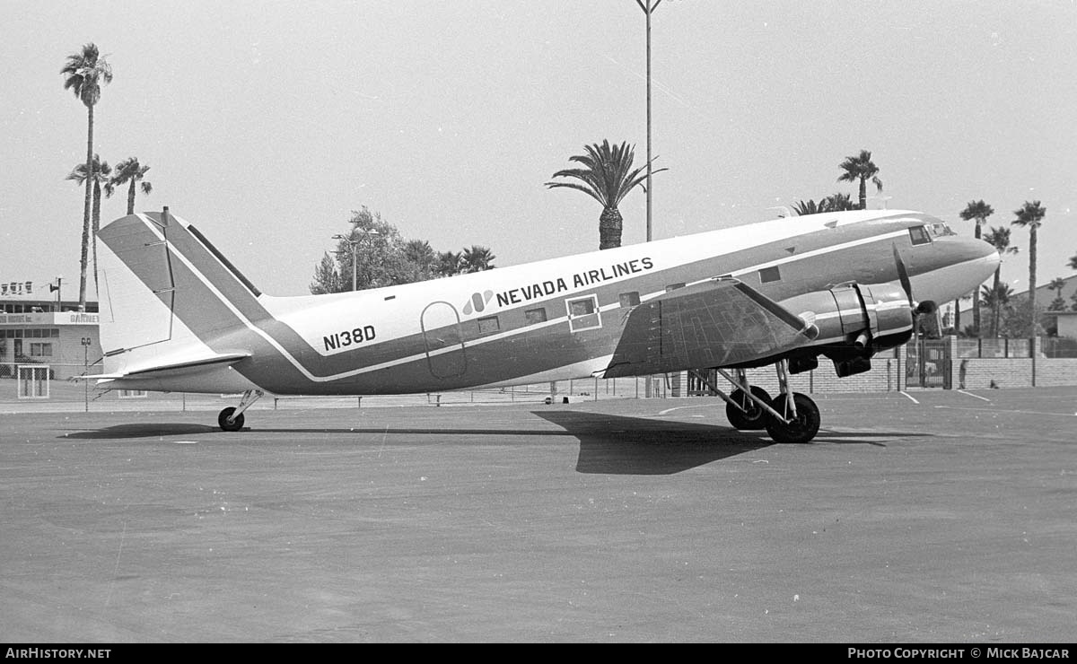 Aircraft Photo of N138D | Douglas DC-3-277C | Nevada Airlines | AirHistory.net #7368