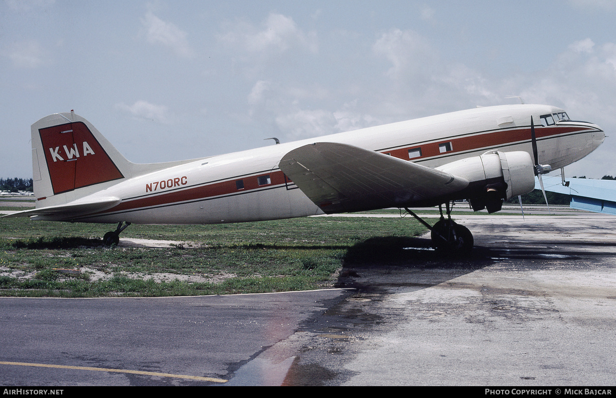 Aircraft Photo of N700RC | Douglas DC-3(C) | KWA - Key West Airlines | AirHistory.net #7369