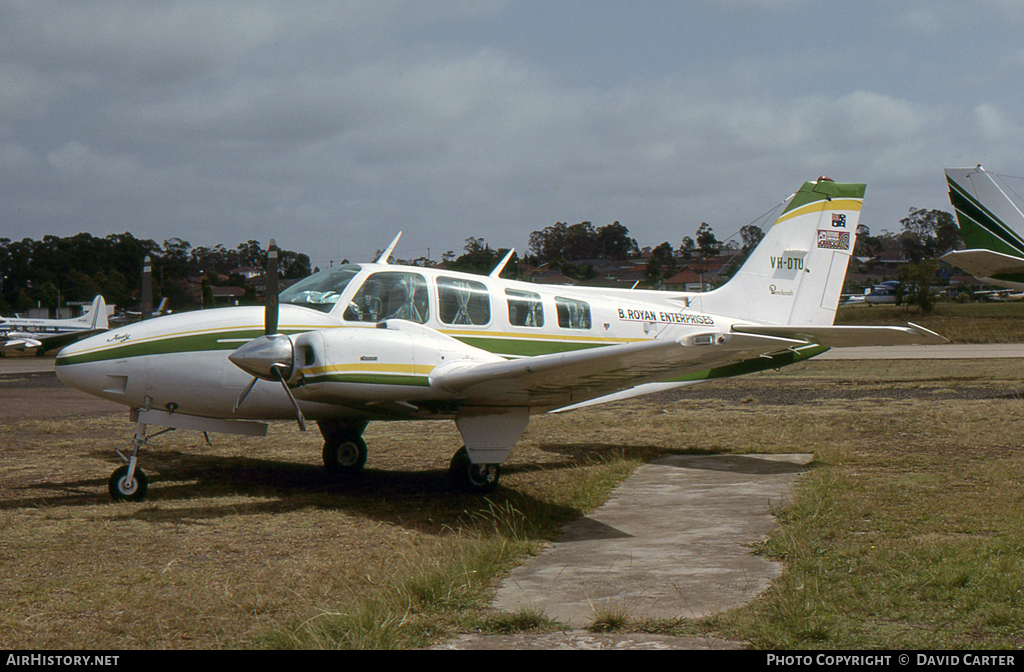 Aircraft Photo of VH-DTU | Beech 58 Baron | B Royan Enterprises | AirHistory.net #7388