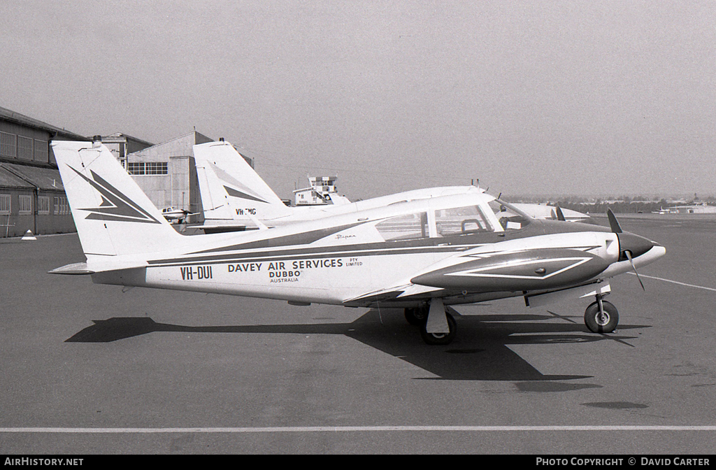 Aircraft Photo of VH-DUI | Piper PA-30-160 Twin Comanche | Davey Air Services | AirHistory.net #7400