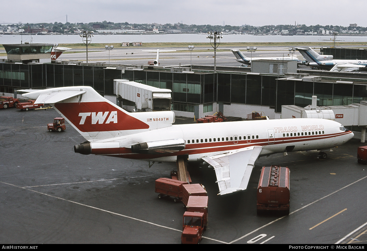 Aircraft Photo of N849TW | Boeing 727-31 | Trans World Airlines - TWA | AirHistory.net #7410