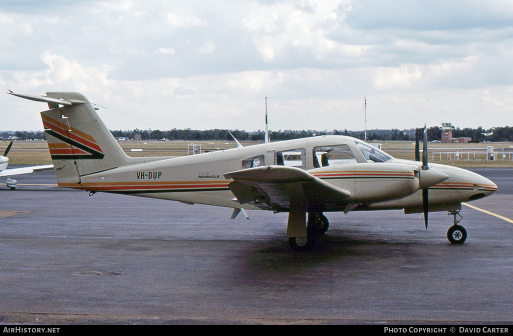 Aircraft Photo of VH-DUP | Piper PA-44-180T Turbo Seminole | AirHistory.net #7432