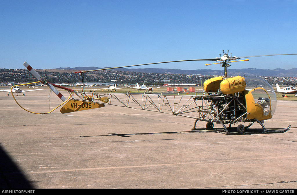 Aircraft Photo of VH-DUS | Bell 47G-5 | Lloyd Aviation | AirHistory.net #7433