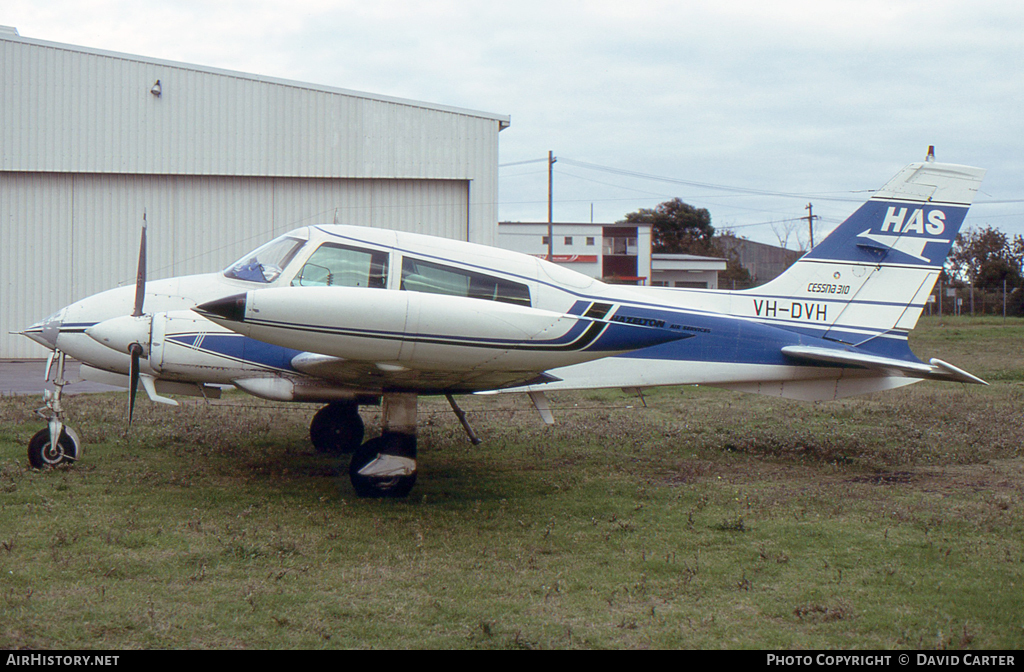 Aircraft Photo of VH-DVH | Cessna 310Q | Hazelton Air Services - HAS | AirHistory.net #7450