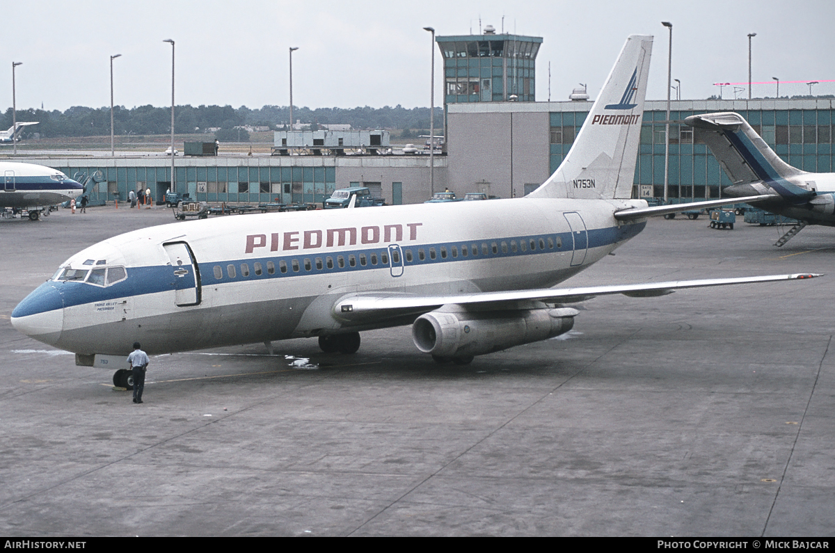 Aircraft Photo of N753N | Boeing 737-2H5 | Piedmont Airlines | AirHistory.net #7470