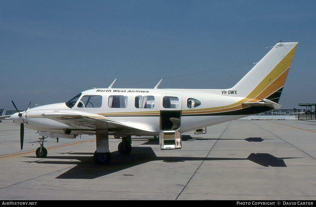 Aircraft Photo of VH-DWX | Piper PA-31-310 Navajo | North West Airlines | AirHistory.net #7486