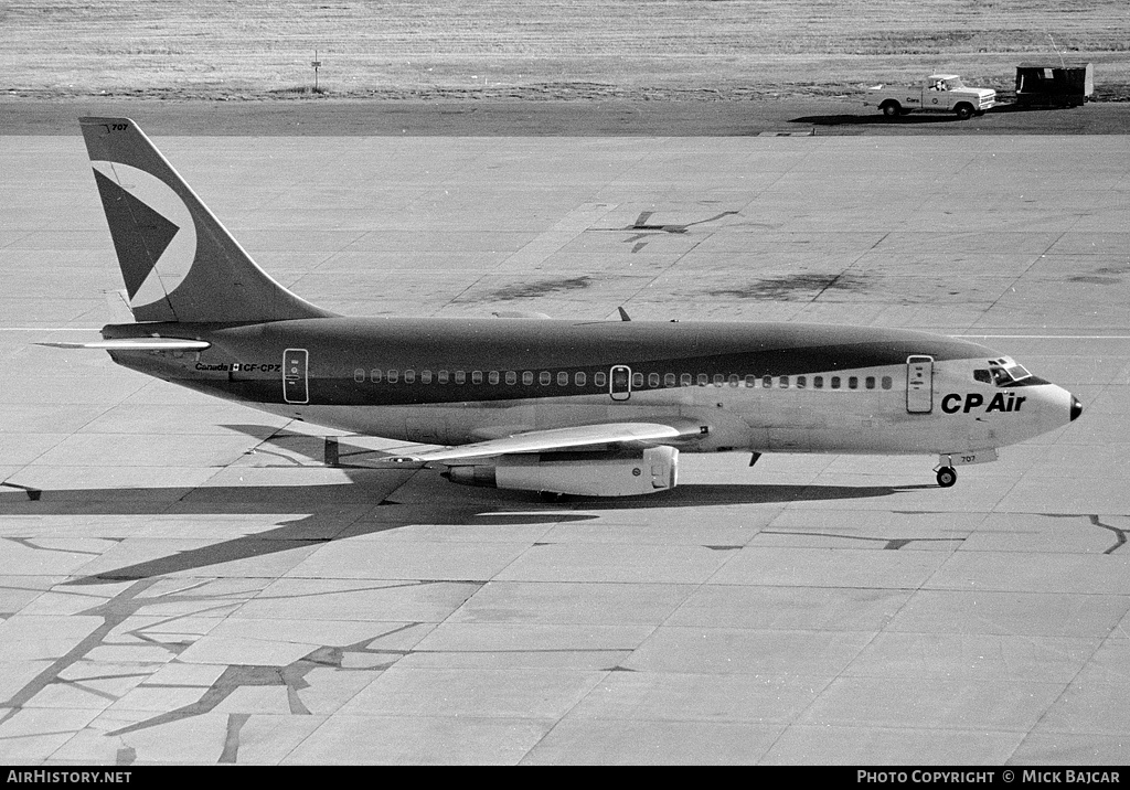 Aircraft Photo of CF-CPZ | Boeing 737-217 | CP Air | AirHistory.net #7497