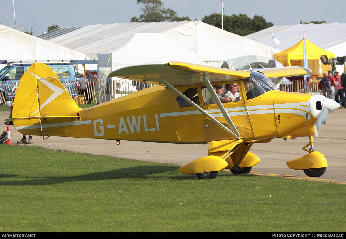 Aircraft Photo of G-AWLI | Piper PA-22-150 Caribbean | AirHistory.net #7502