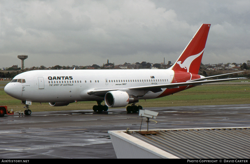 Aircraft Photo of VH-EAL | Boeing 767-238/ER | Qantas | AirHistory.net #7513