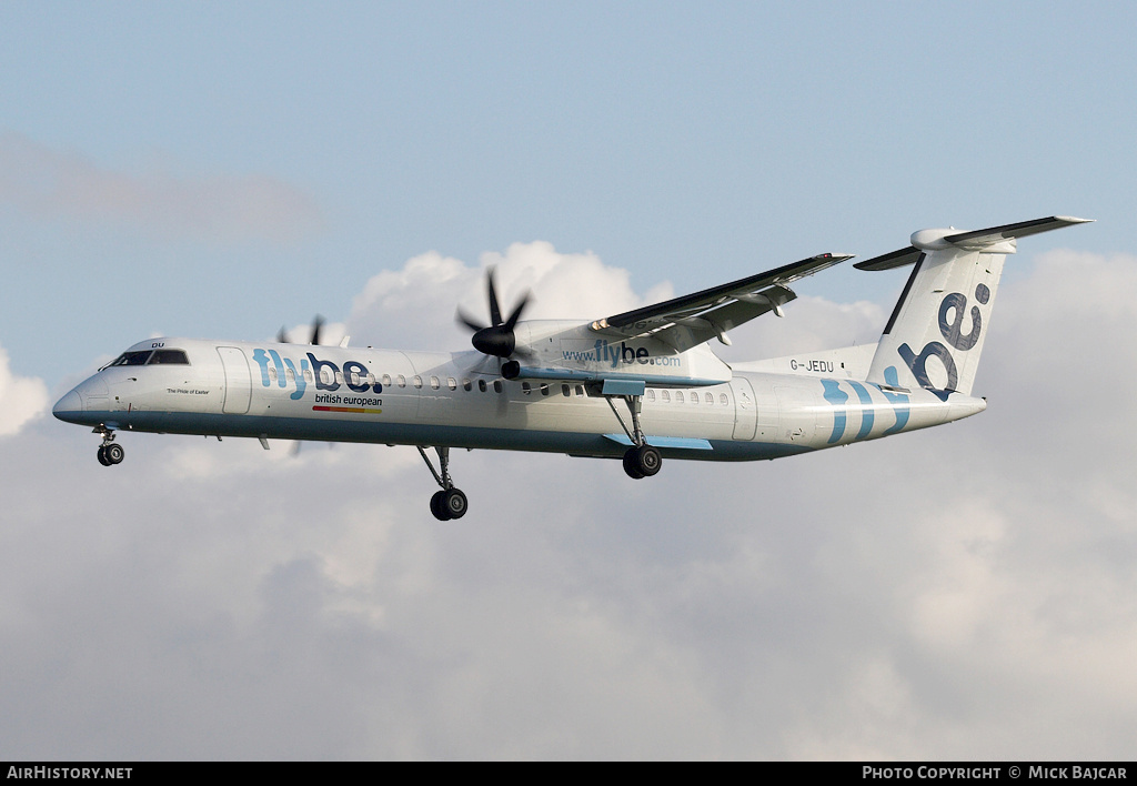 Aircraft Photo of G-JEDU | Bombardier DHC-8-402 Dash 8 | Flybe - British European | AirHistory.net #7514