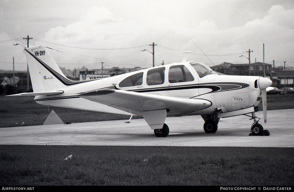 Aircraft Photo of VH-DYF | Beech C33 Debonair | AirHistory.net #7521